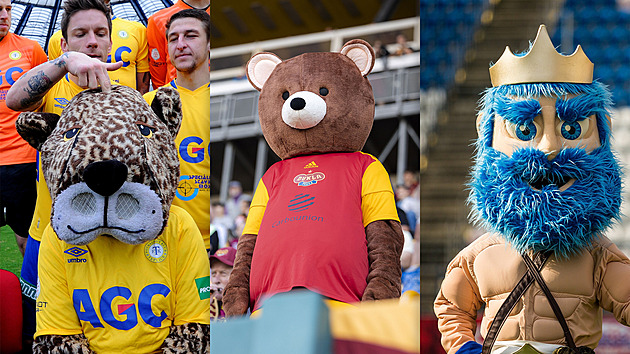 Kdo baví fanoušky na tribunách? Podívejte se na maskoty klubů české Chance Ligy