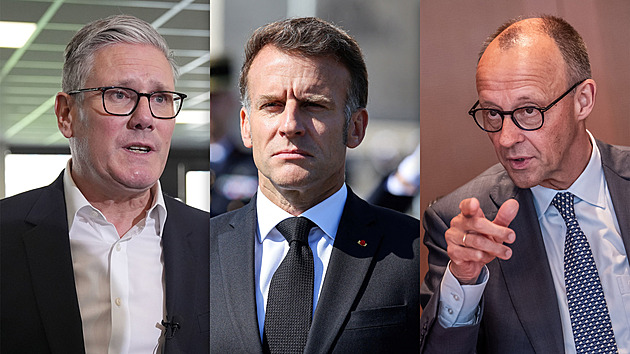 Starmer, Macron i Merz na odpis. Lídrům stěžejních zemí EU nevěří ani čtvrtina lidí